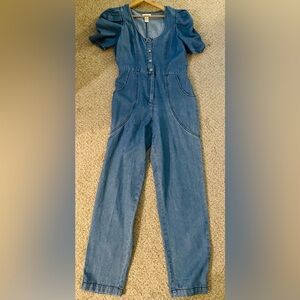 Casual Blue Denim Jessica Simpson one piece fitted jumper.